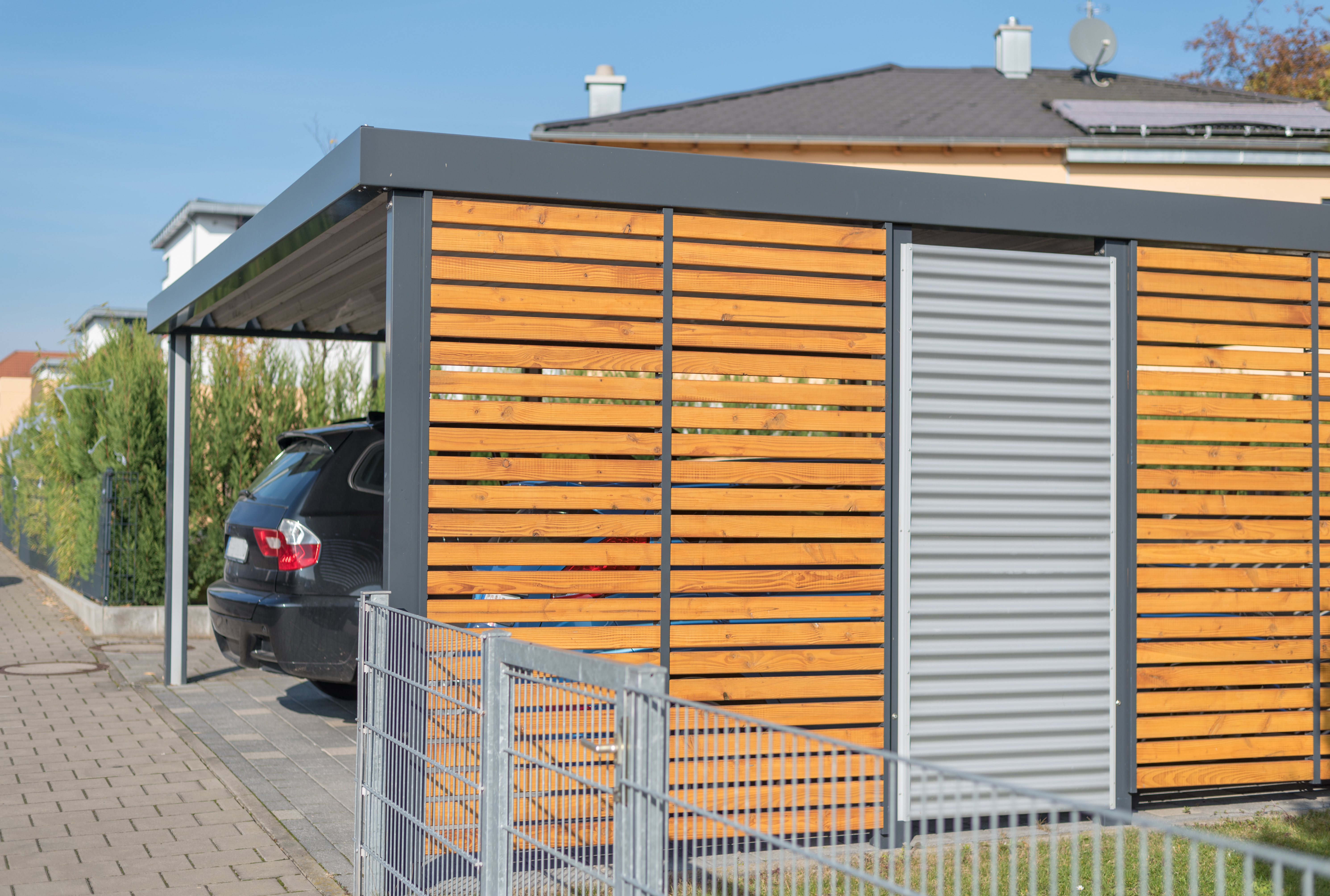 construction carport garage morbihan